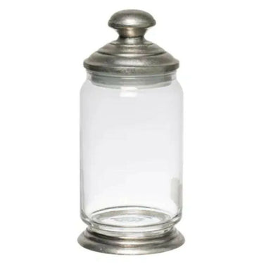 Glass and Pewter Storage Jar – High quality House of Dudley homewares
